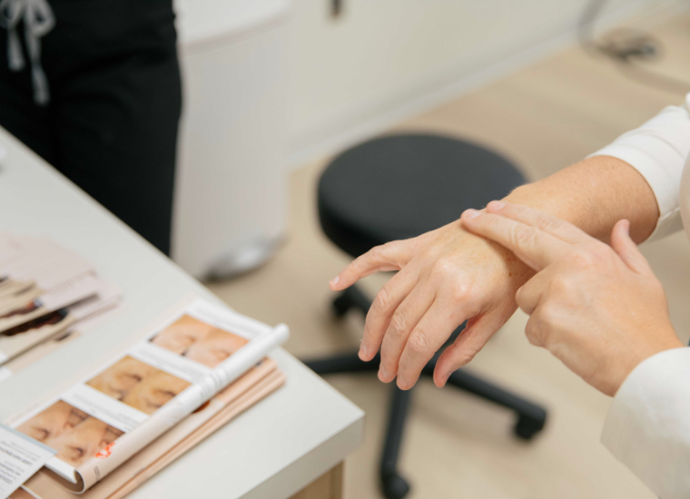 One-on-one consultation at H-MD Med Spa